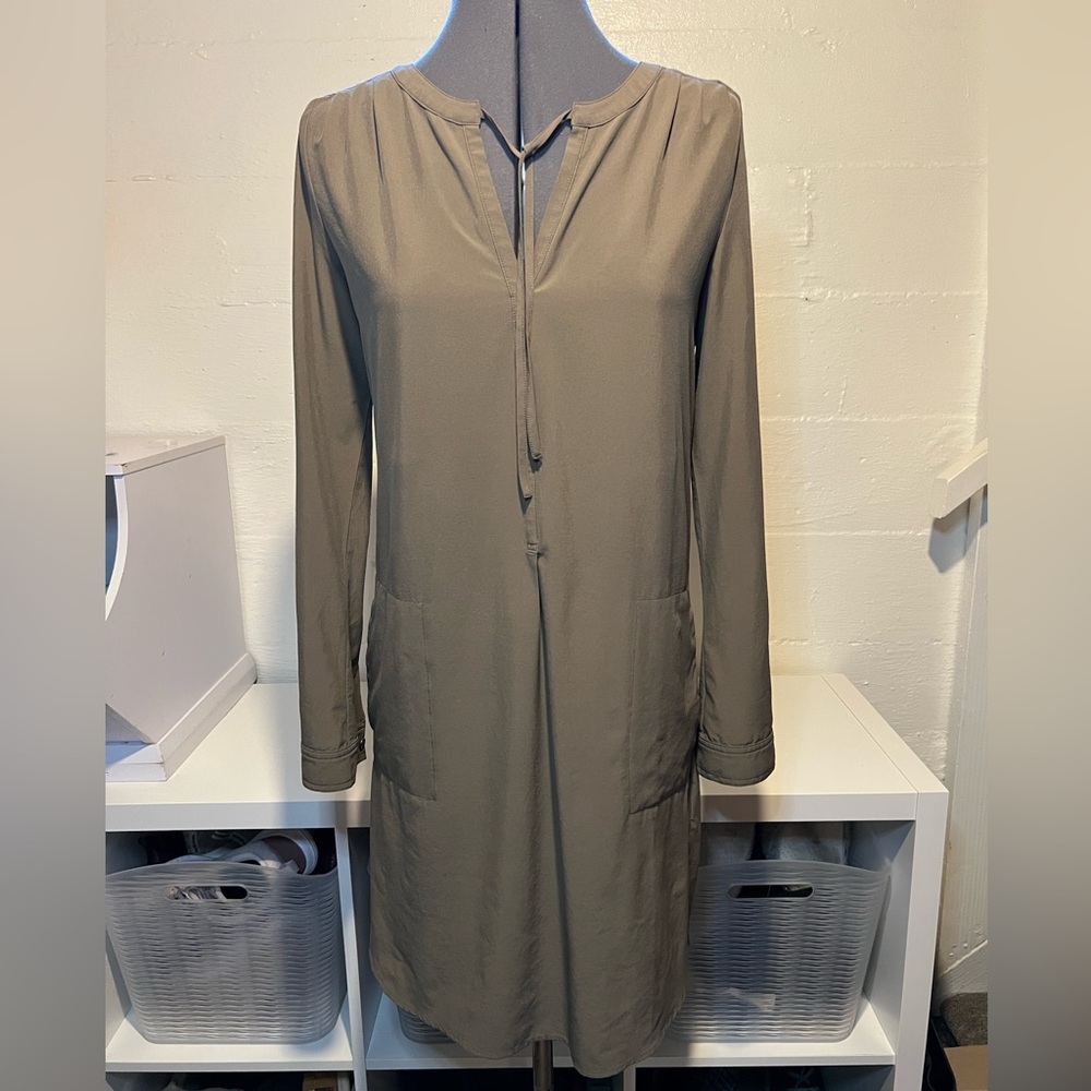 Prana Olive Long Sleeve Dress